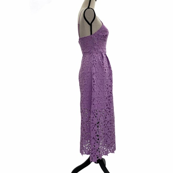 Astr Lace A-Line Lavender Midi dress XS - Picture 3 of 15